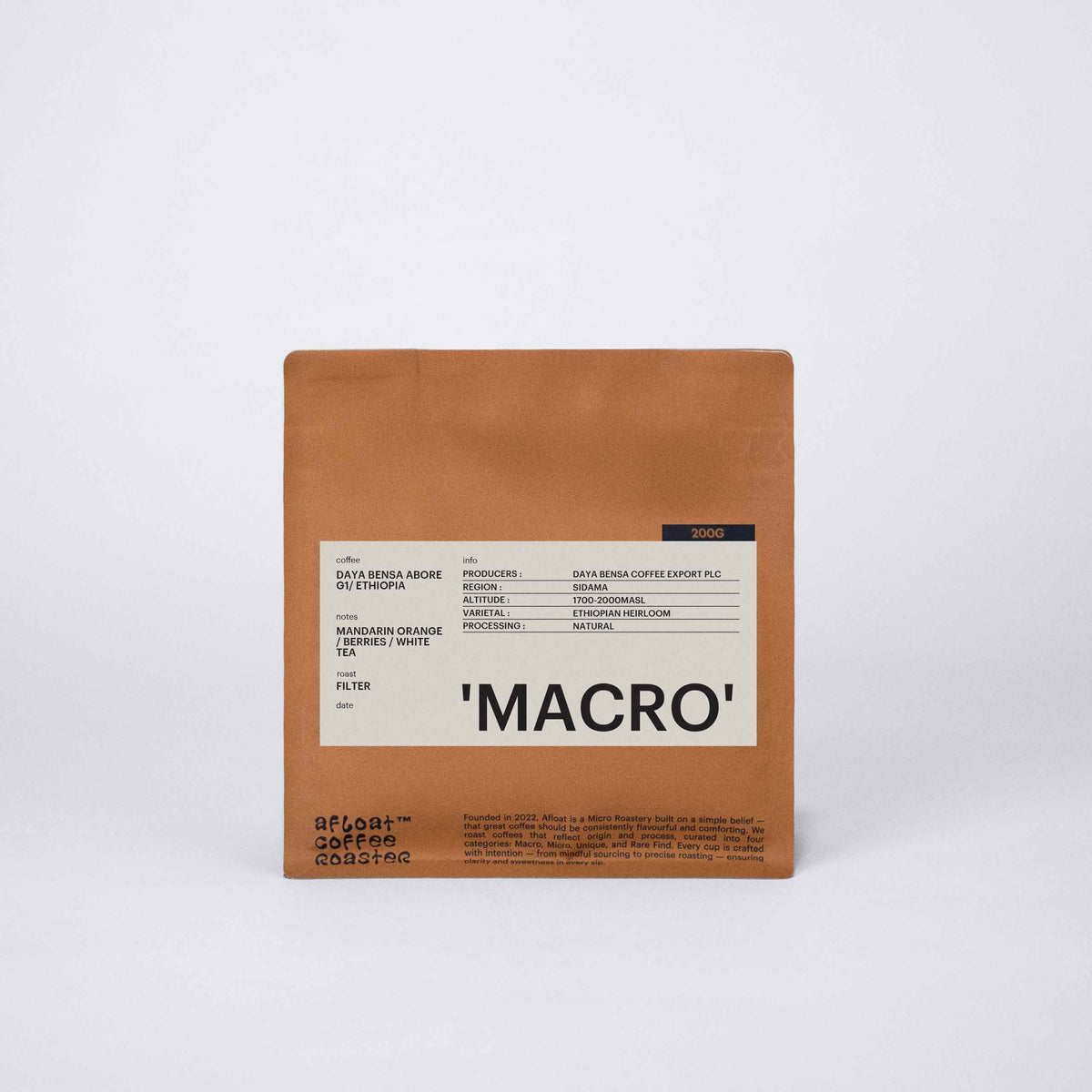 FILTER - DAYA BENSA ABORE, ETHIOPIA / 'MACRO'