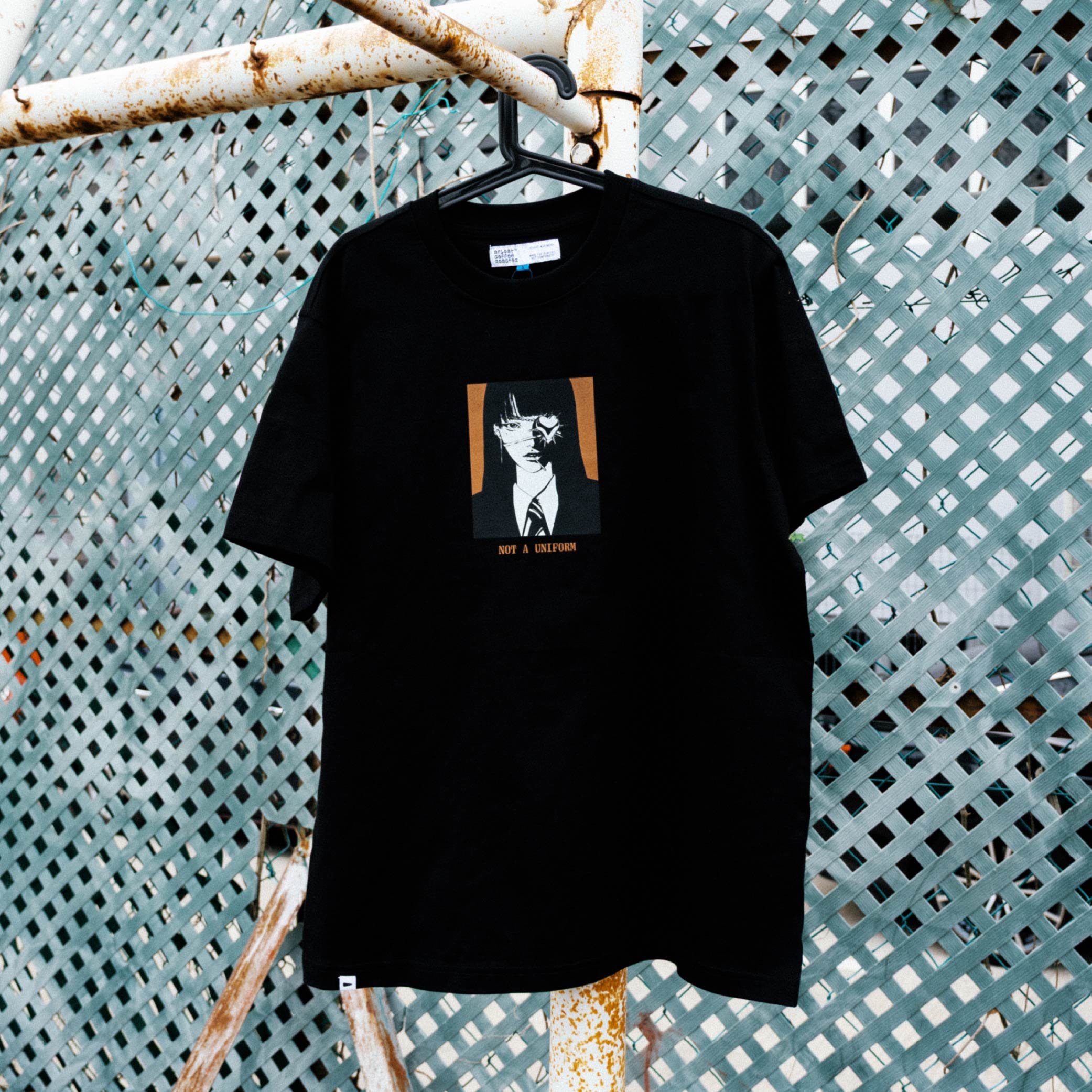 AFLOAT "NOT A UNIFORM" BLACK TEE