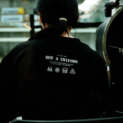 AFLOAT "NOT A UNIFORM" BLACK TEE