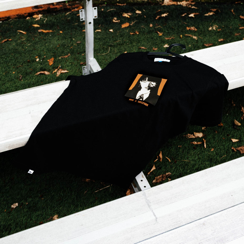 AFLOAT "NOT A UNIFORM" BLACK TEE