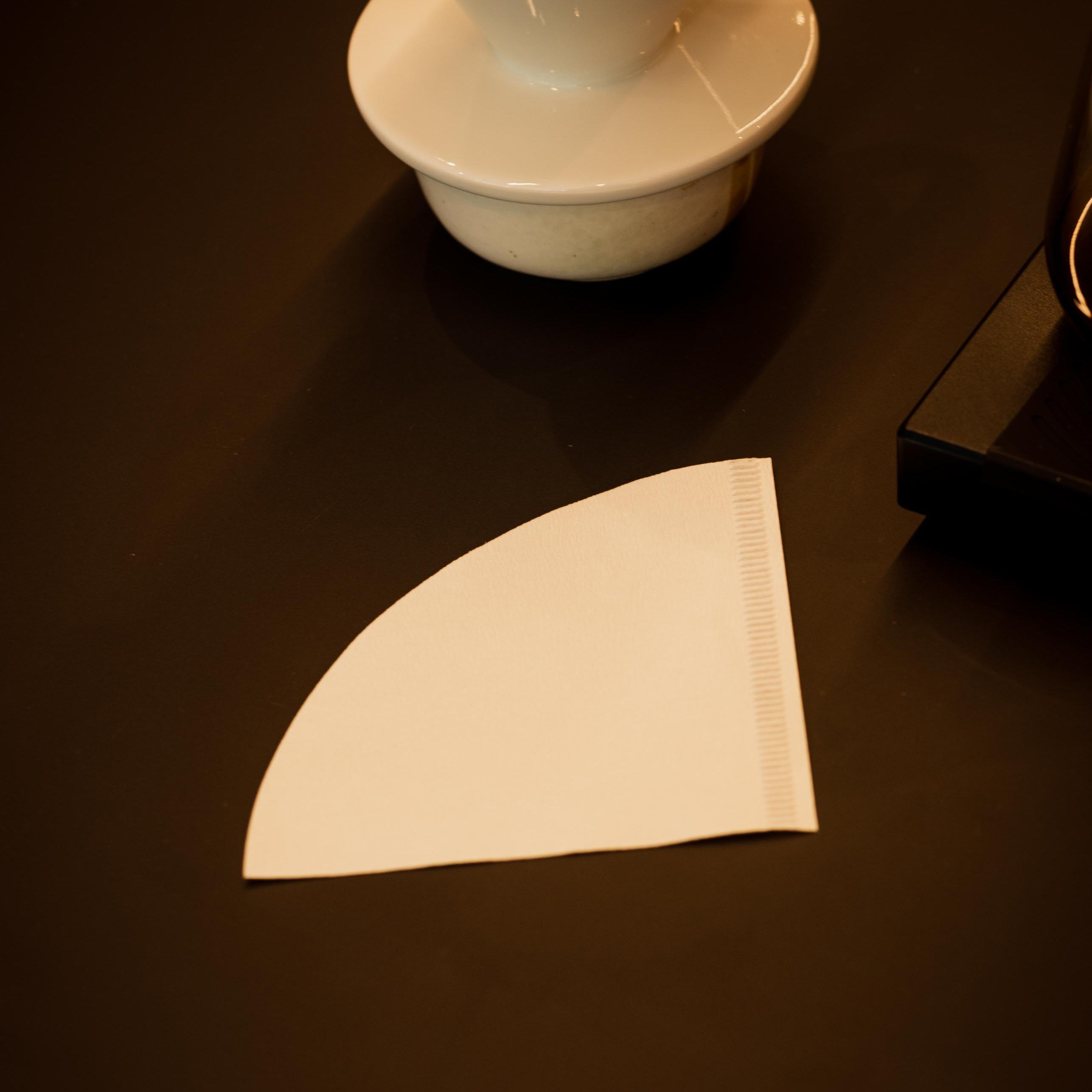 CAFEC ABACA TRADITIONAL CONE SHAPED PAPER FILTER 4 CUPS  / 100 PC