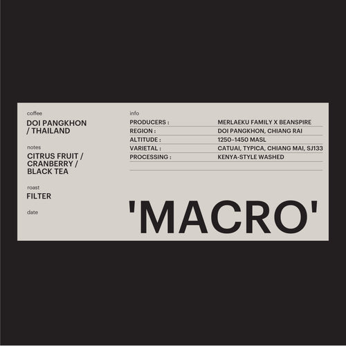 FILTER - DOI PANGKHON, THAILAND / 'MACRO'