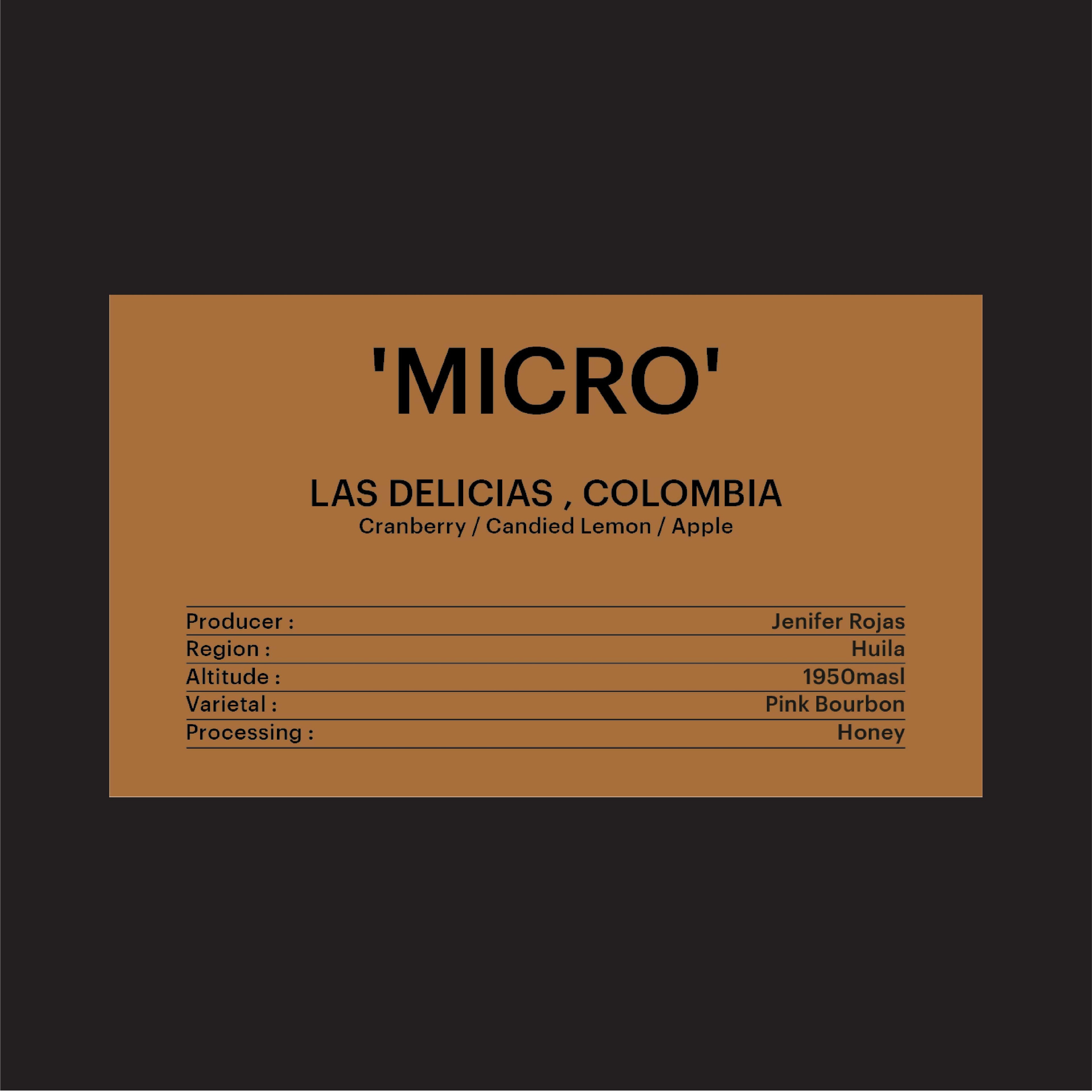 DRIP BAG - LAS DELICIAS, COLOMBIA / 'MICRO'