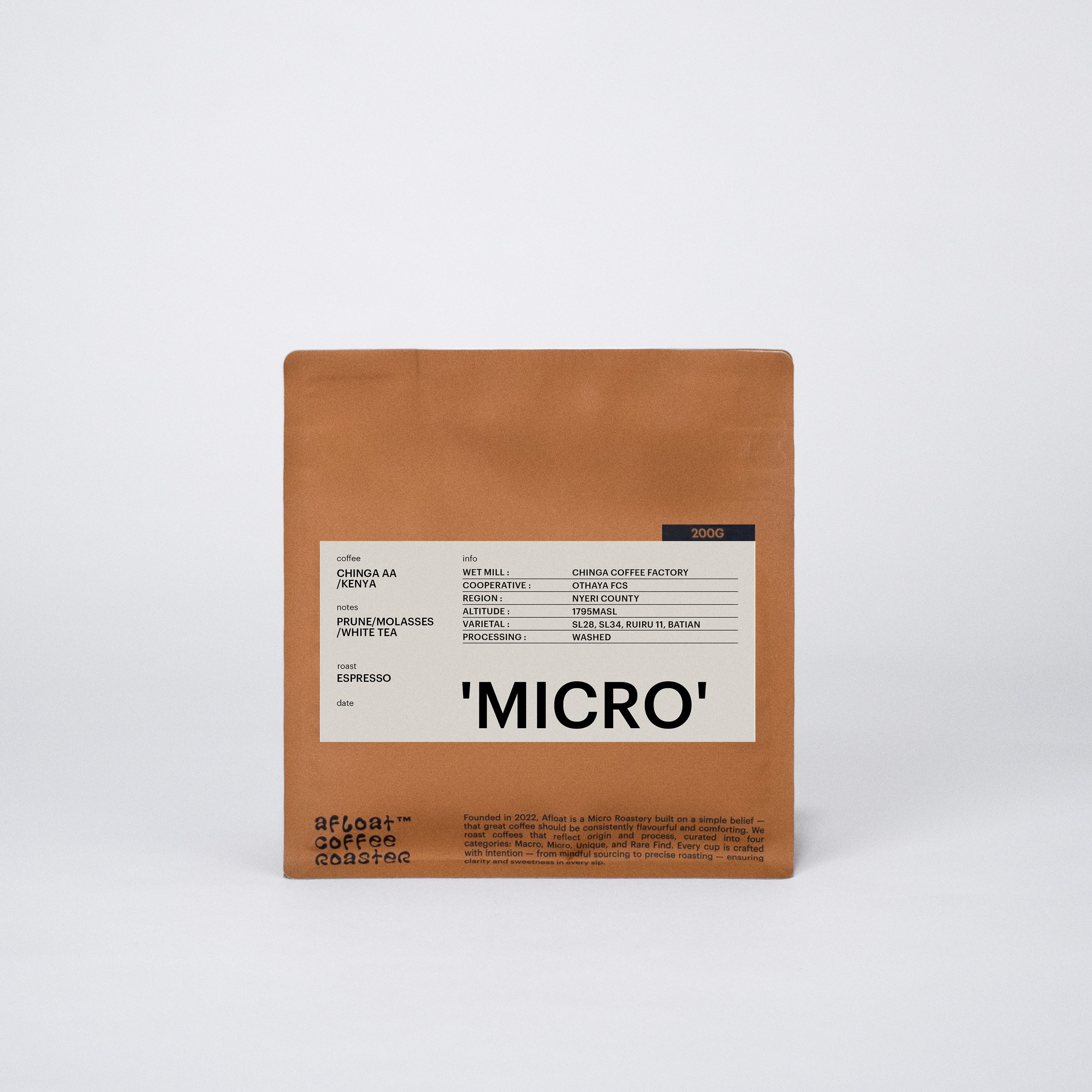 ESPRESSO - CHINGA AA, KENYA / 'MICRO'